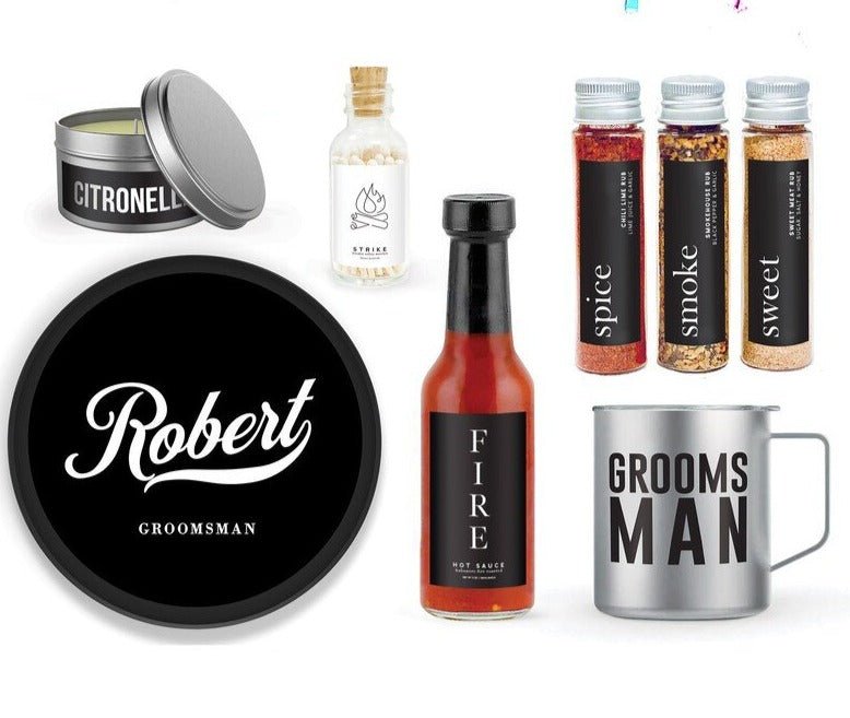 Set Hot Stuff by Groovy Groomsmen Gifts