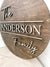 housewarming gift Family Wall Sign by Groovy Groomsmen Gifts