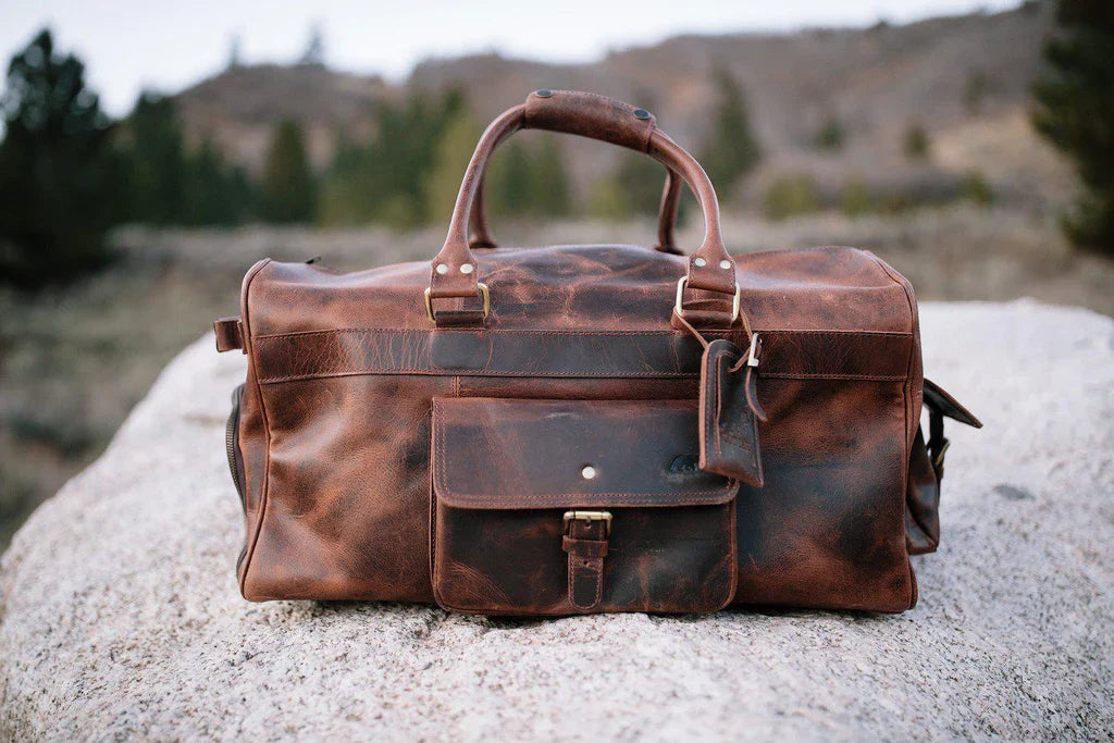 Top Grain Leather Weekender Duffel