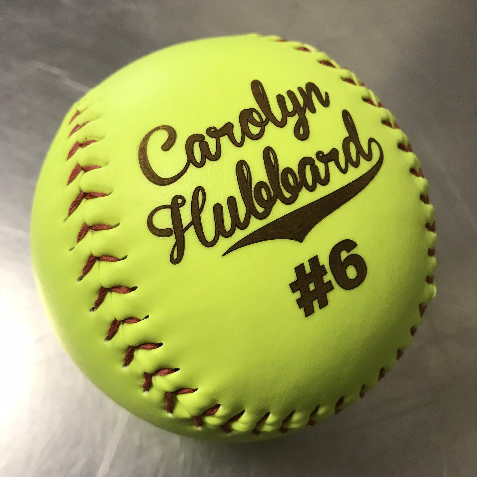 Personalized Softballs