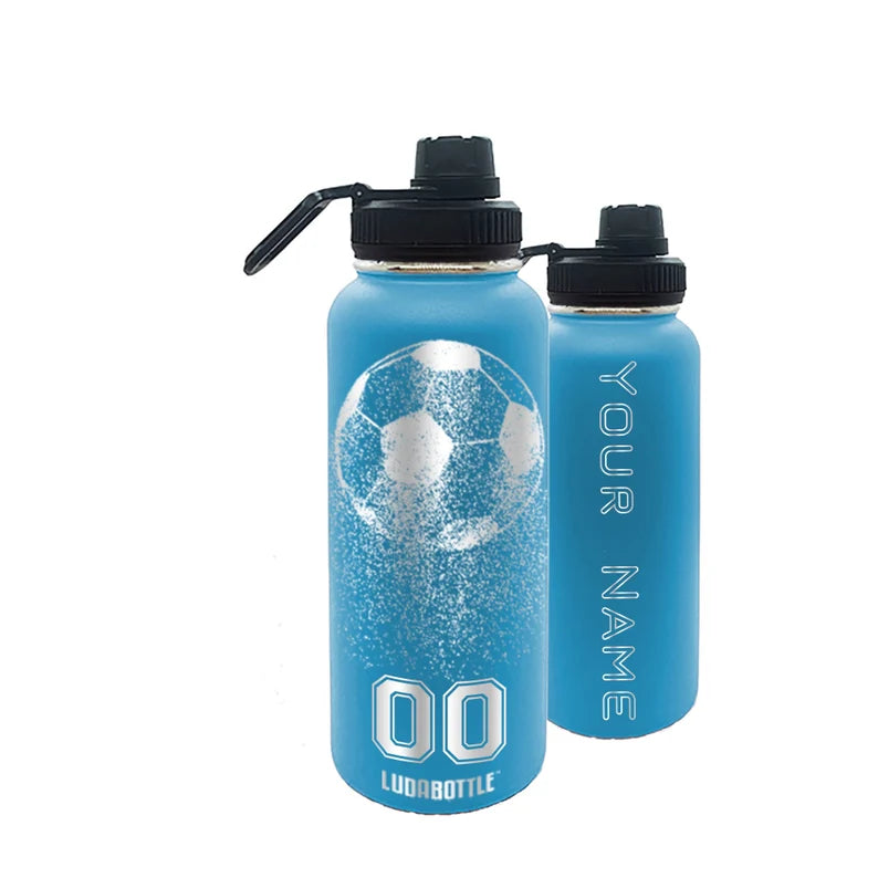 32oz Soccer Water Bottle