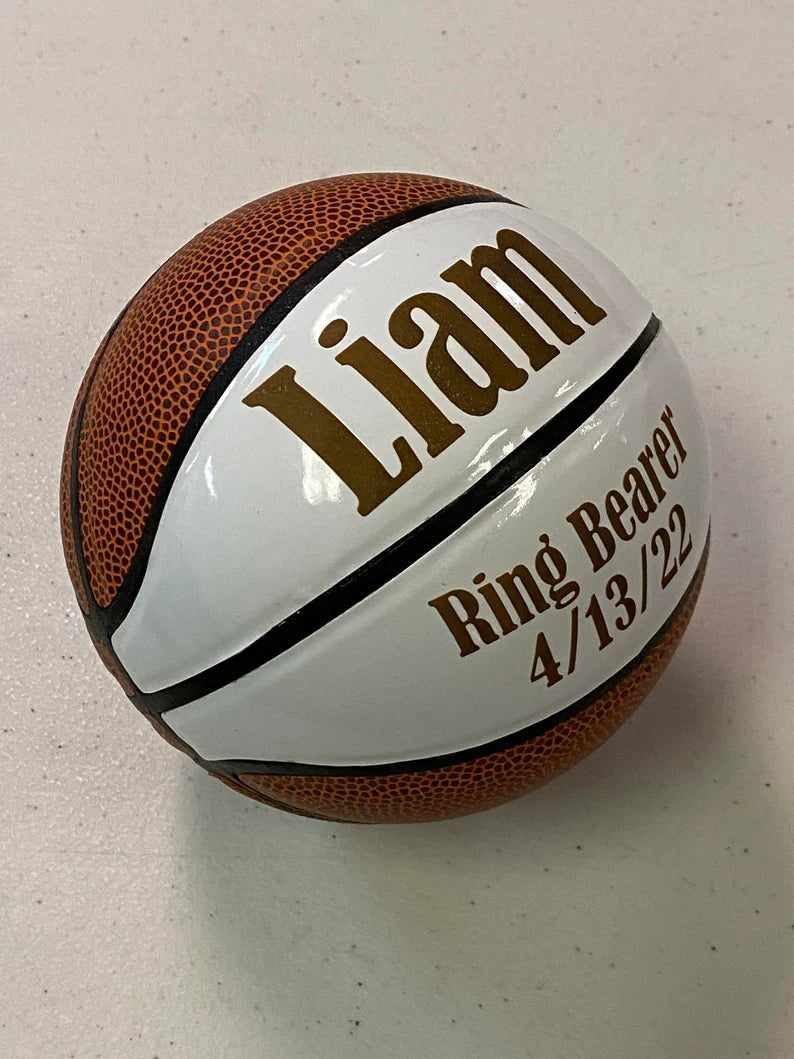 Customer Engraved & Personalized Spalding Basketballs