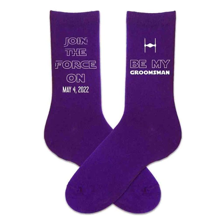 Socks Join The Force Socks by Groovy Groomsmen Gifts