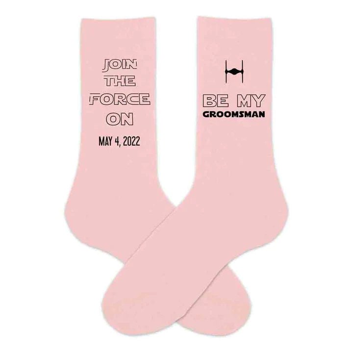 Socks Join The Force Socks by Groovy Groomsmen Gifts