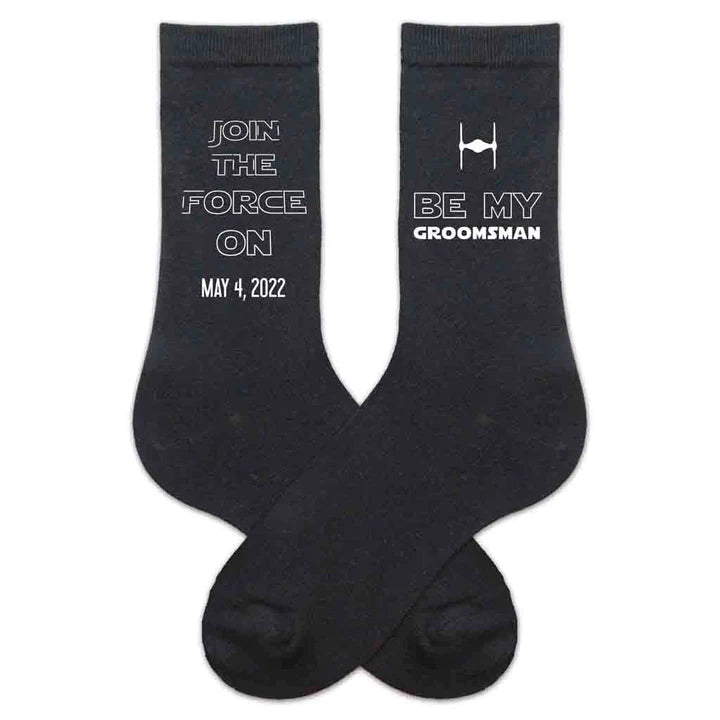 Socks Join The Force Socks by Groovy Groomsmen Gifts