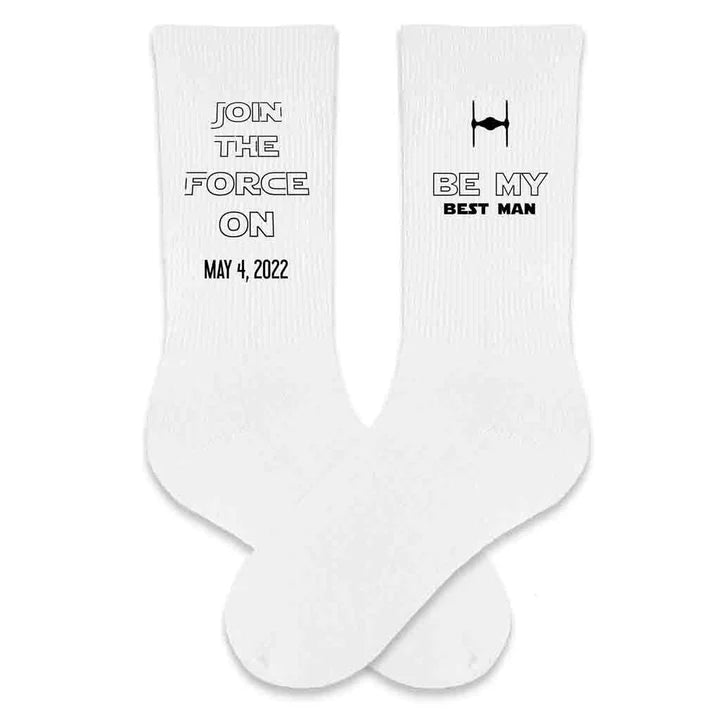 Socks Join The Force Socks by Groovy Groomsmen Gifts