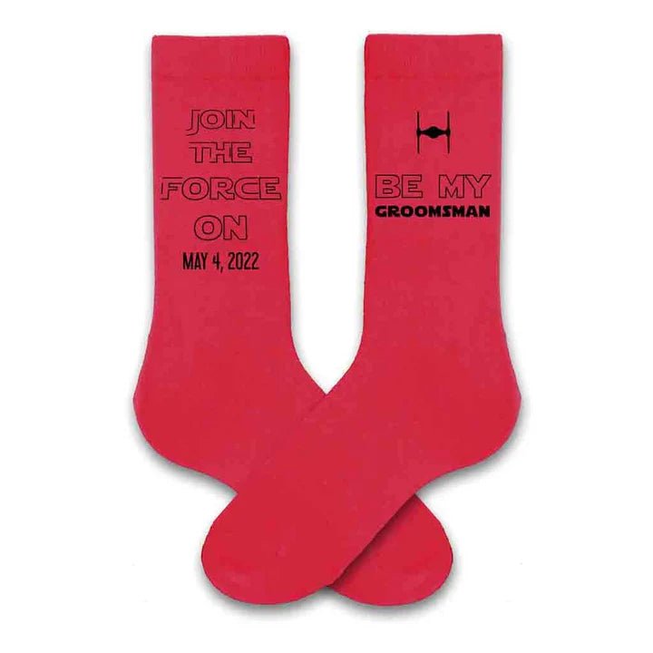 Socks Join The Force Socks by Groovy Groomsmen Gifts