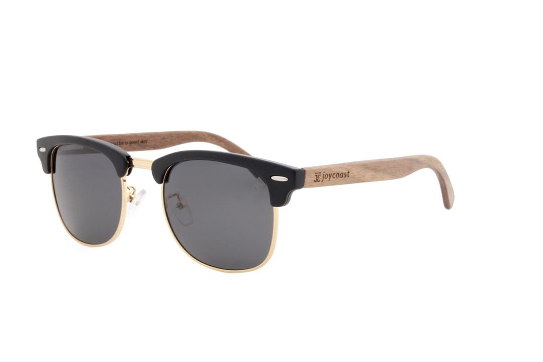 Wooden Sunglasses “Kennedy” | Walnut by Groovy Groomsmen Gifts