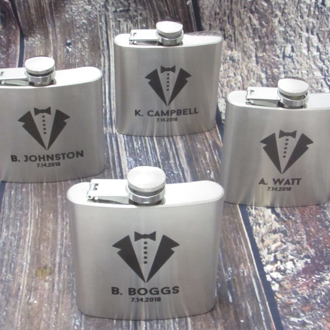 Flasks Knight in Shining Flask by Groovy Groomsmen Gifts