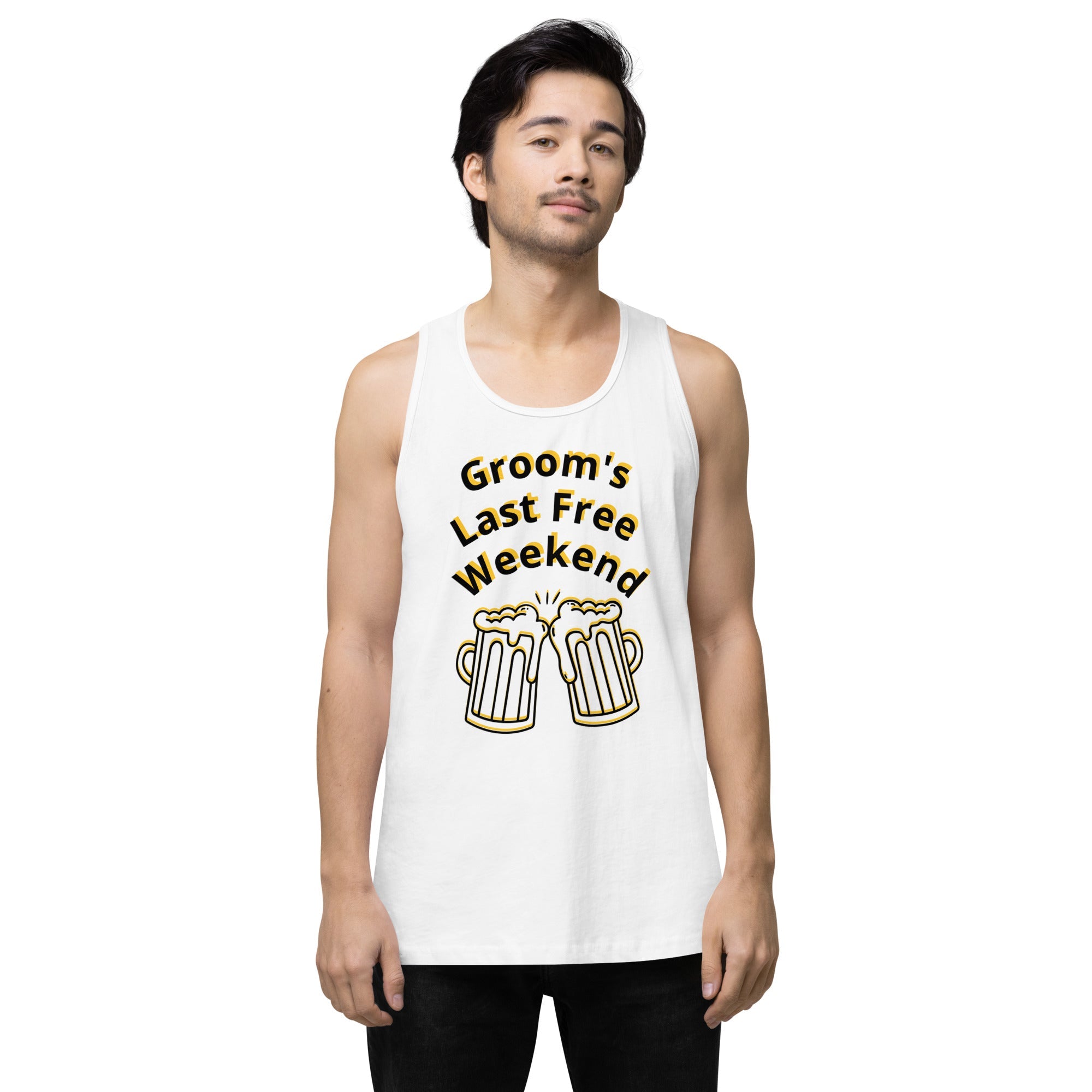 Bachelor Party Last Free Weekend Tank by Groovy Groomsmen Gifts