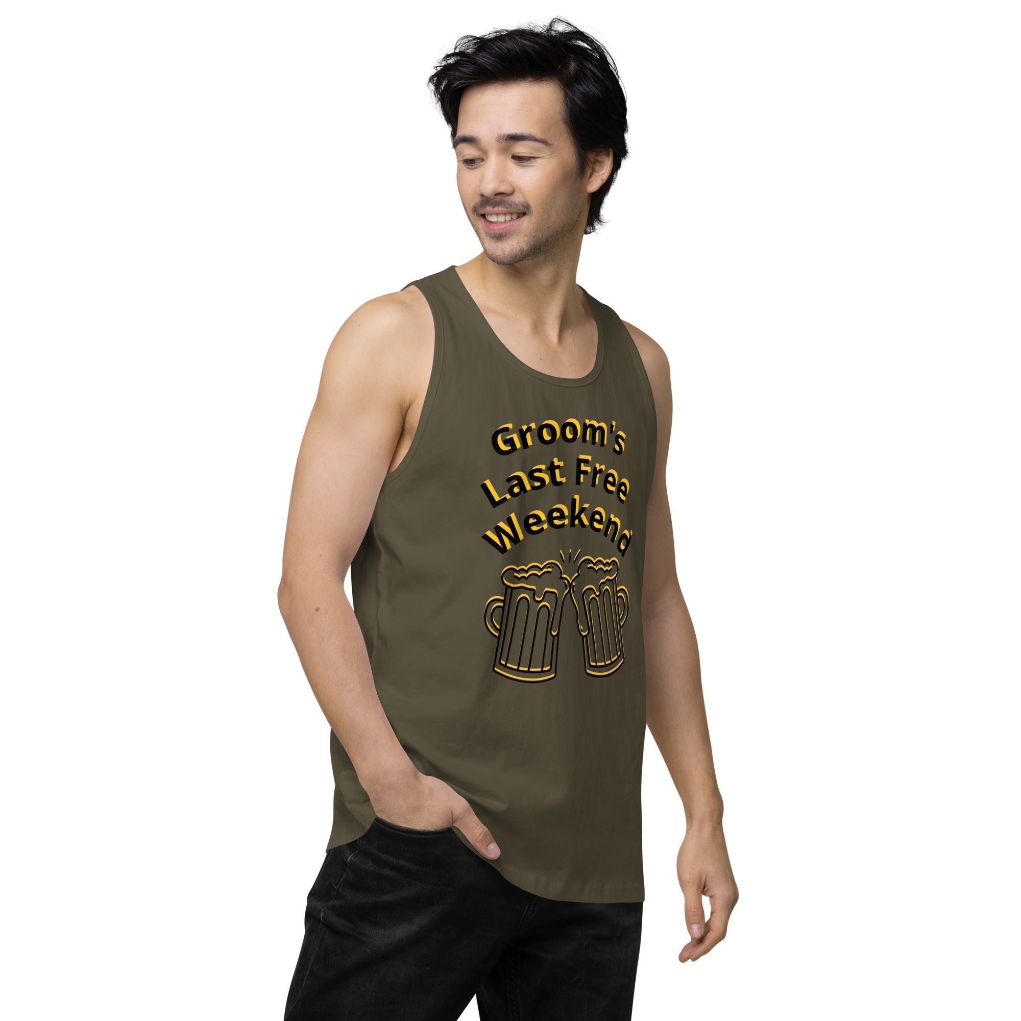 Bachelor Party Last Free Weekend Tank by Groovy Groomsmen Gifts