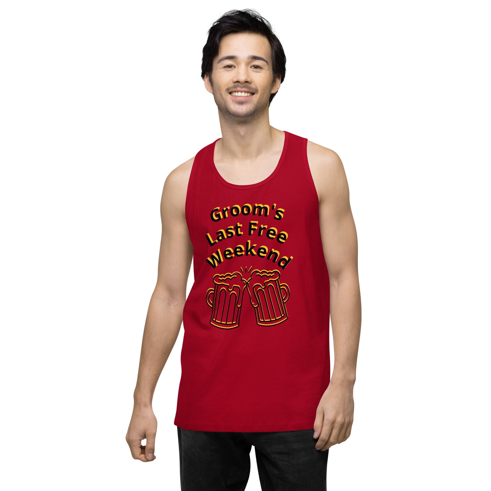 Bachelor Party Last Free Weekend Tank by Groovy Groomsmen Gifts