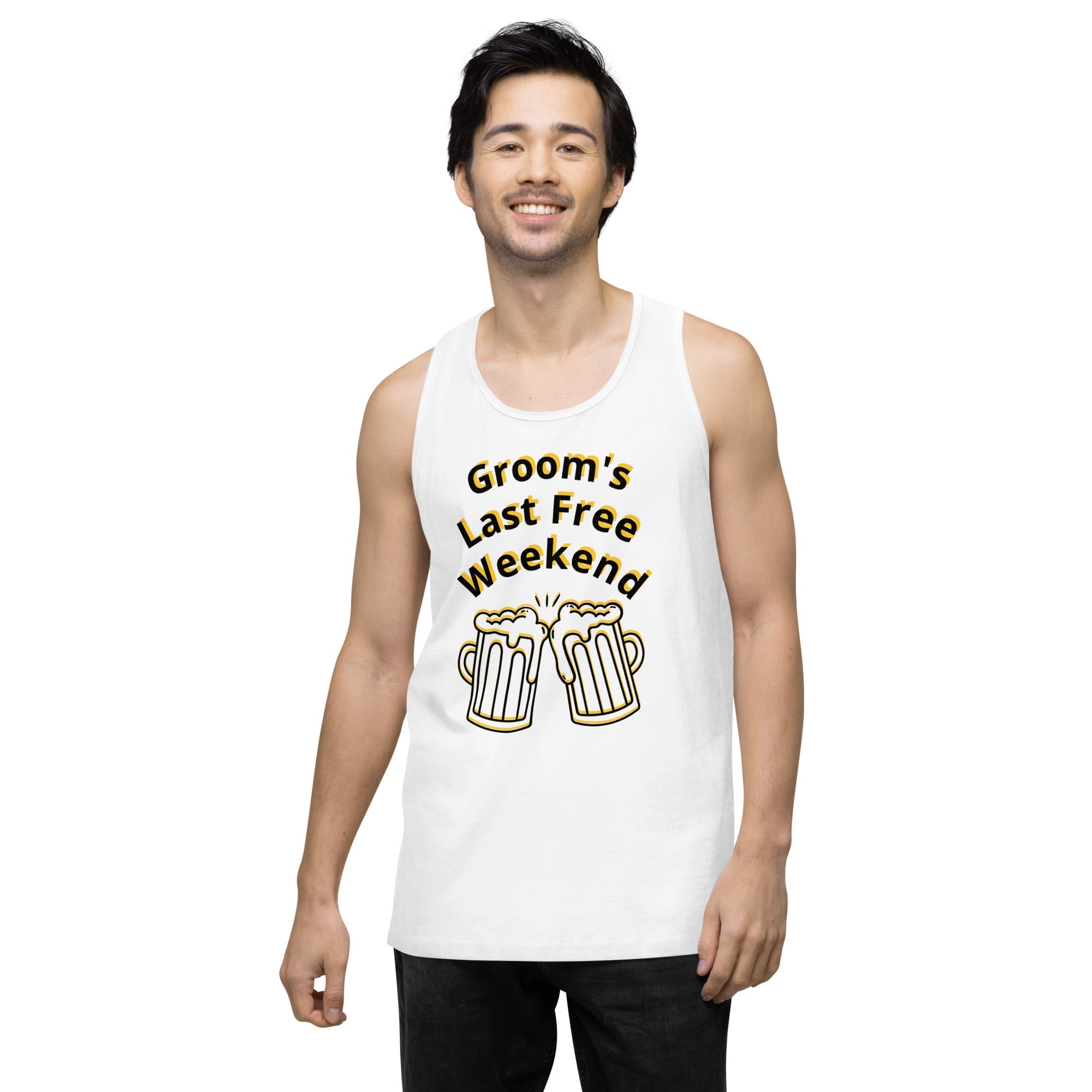 Bachelor Party Last Free Weekend Tank by Groovy Groomsmen Gifts