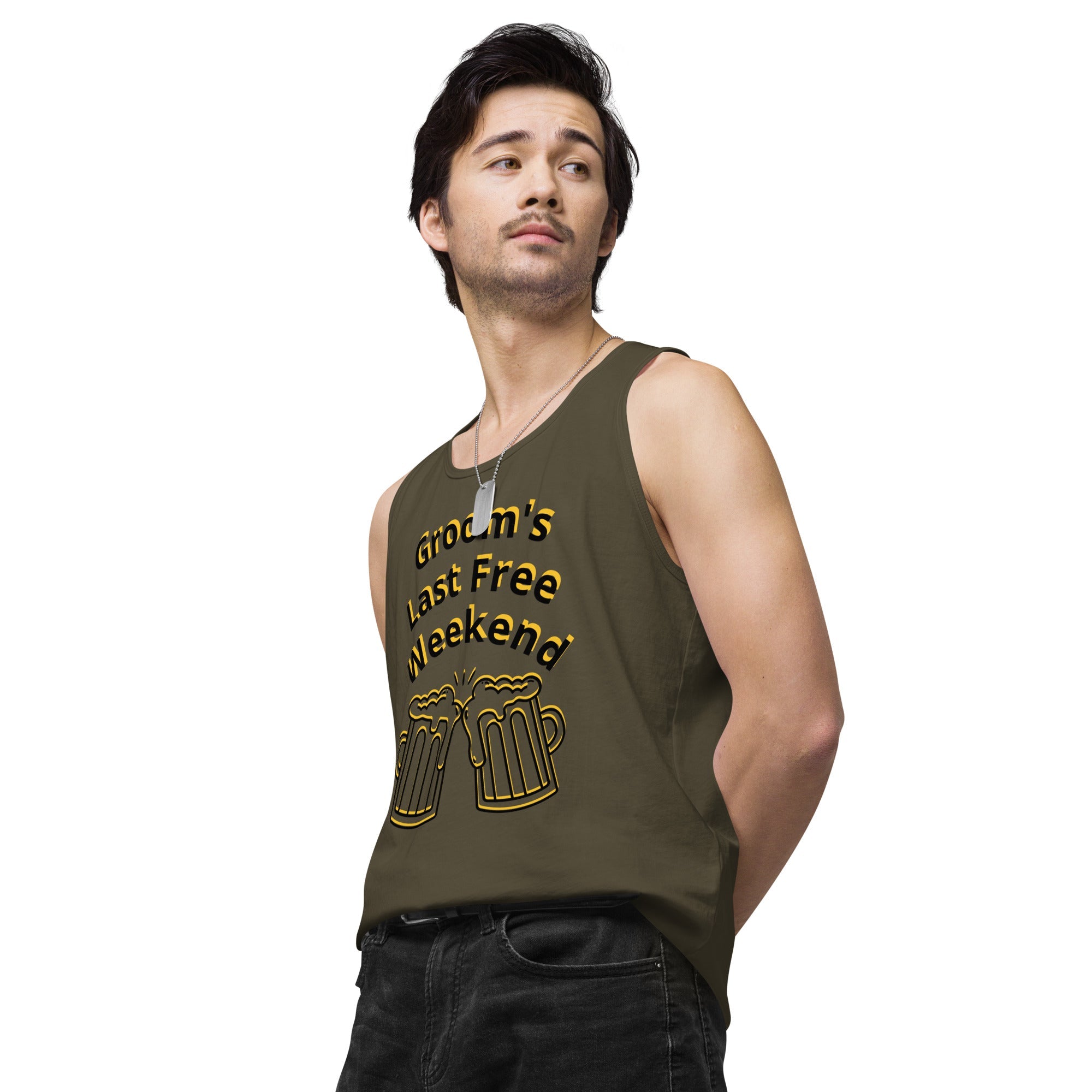 Bachelor Party Last Free Weekend Tank by Groovy Groomsmen Gifts