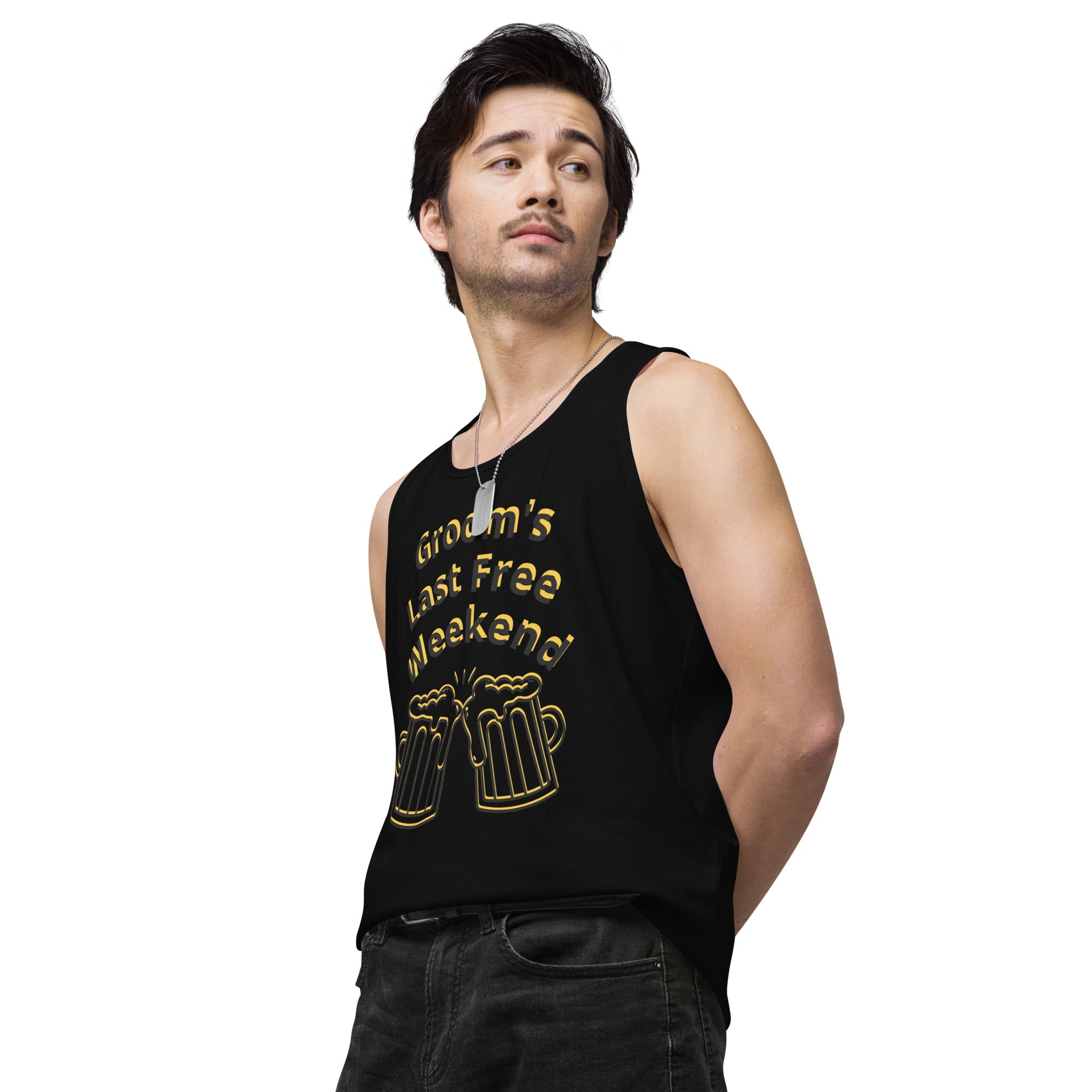 Bachelor Party Last Free Weekend Tank by Groovy Groomsmen Gifts