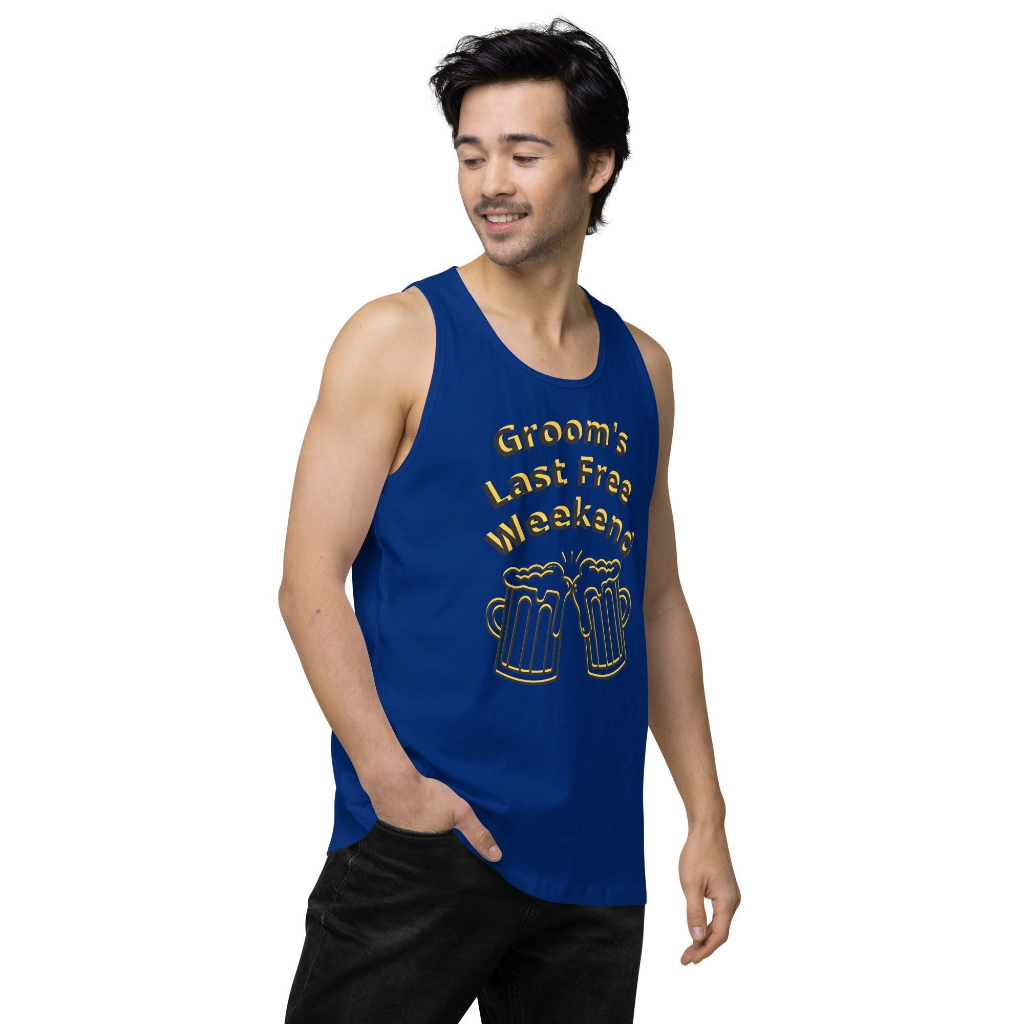 Bachelor Party Last Free Weekend Tank by Groovy Groomsmen Gifts