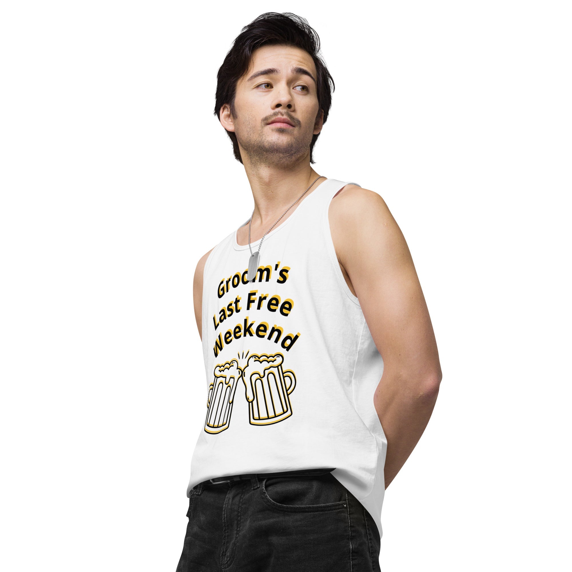 Bachelor Party Last Free Weekend Tank by Groovy Groomsmen Gifts