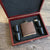 Flasks Leather Flask Gift Set by Groovy Groomsmen Gifts