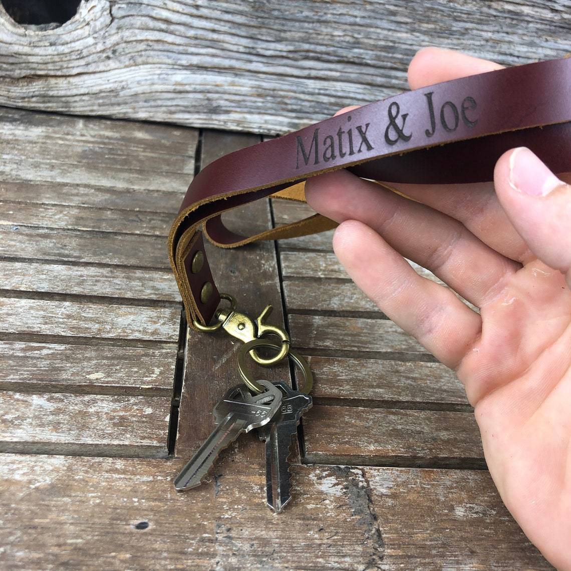 Leather Lanyard - Groovy Groomsmen Gifts