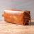 Personalized Toiletry Bag Leather Treasure by Groovy Groomsmen Gifts