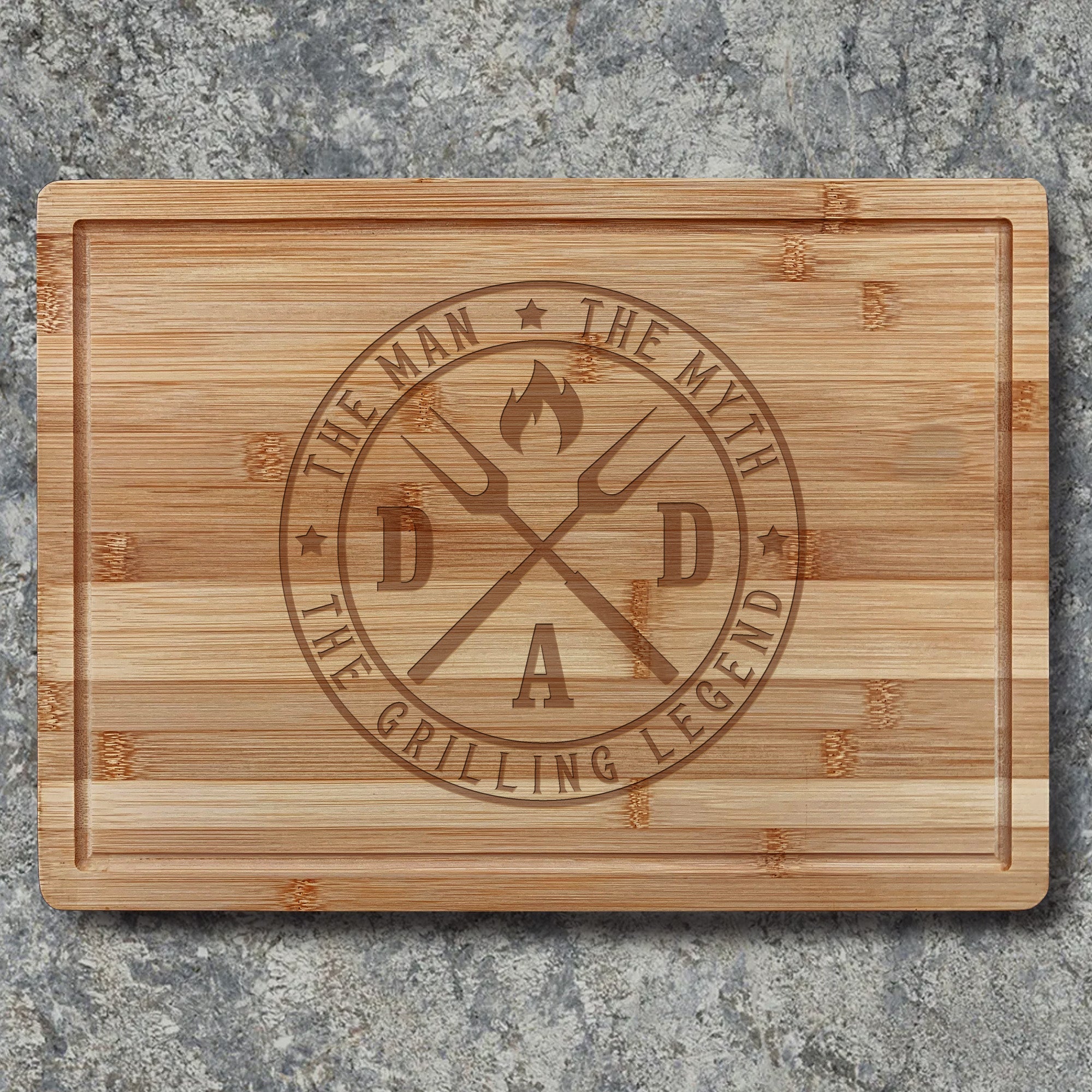 Legendary Dad Cutting Board - Groovy Groomsmen Gifts