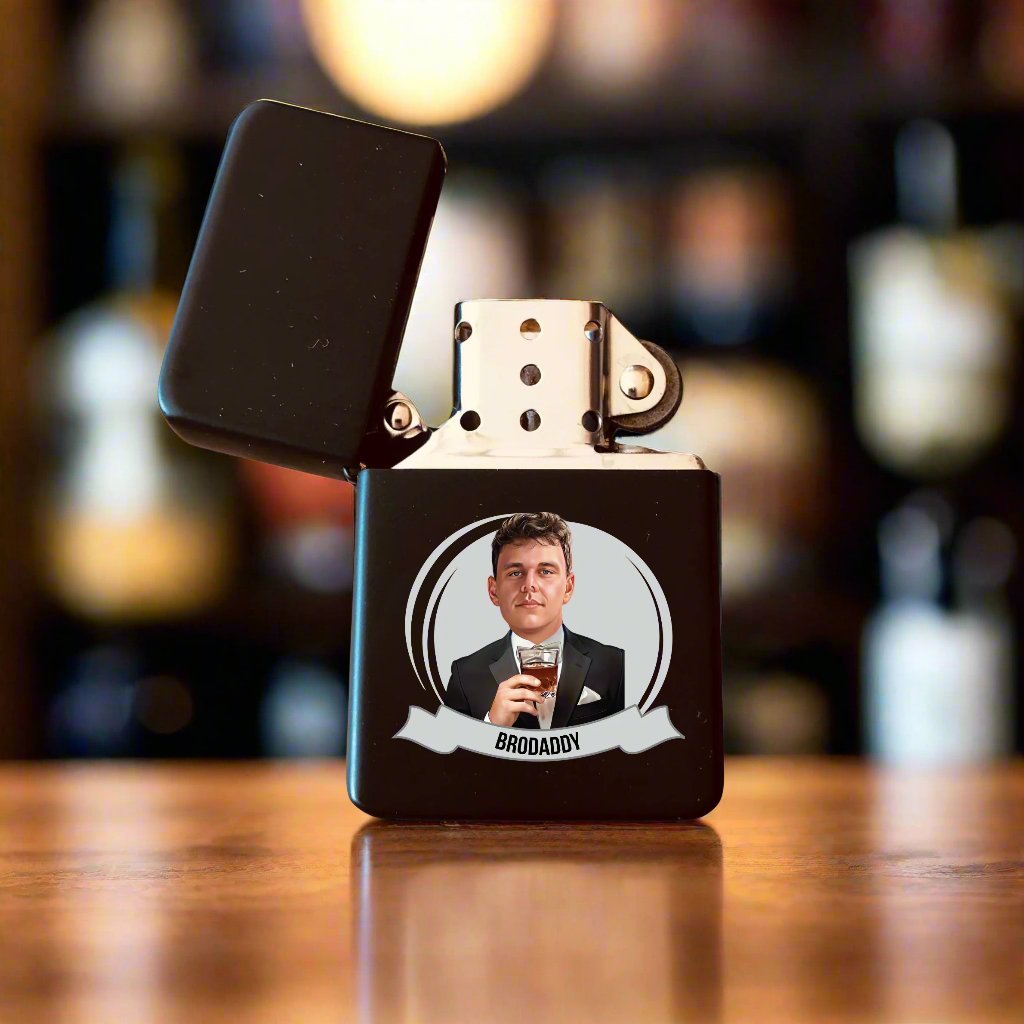 LIghter Cartoon Ignite by Groovy Groomsmen Gifts