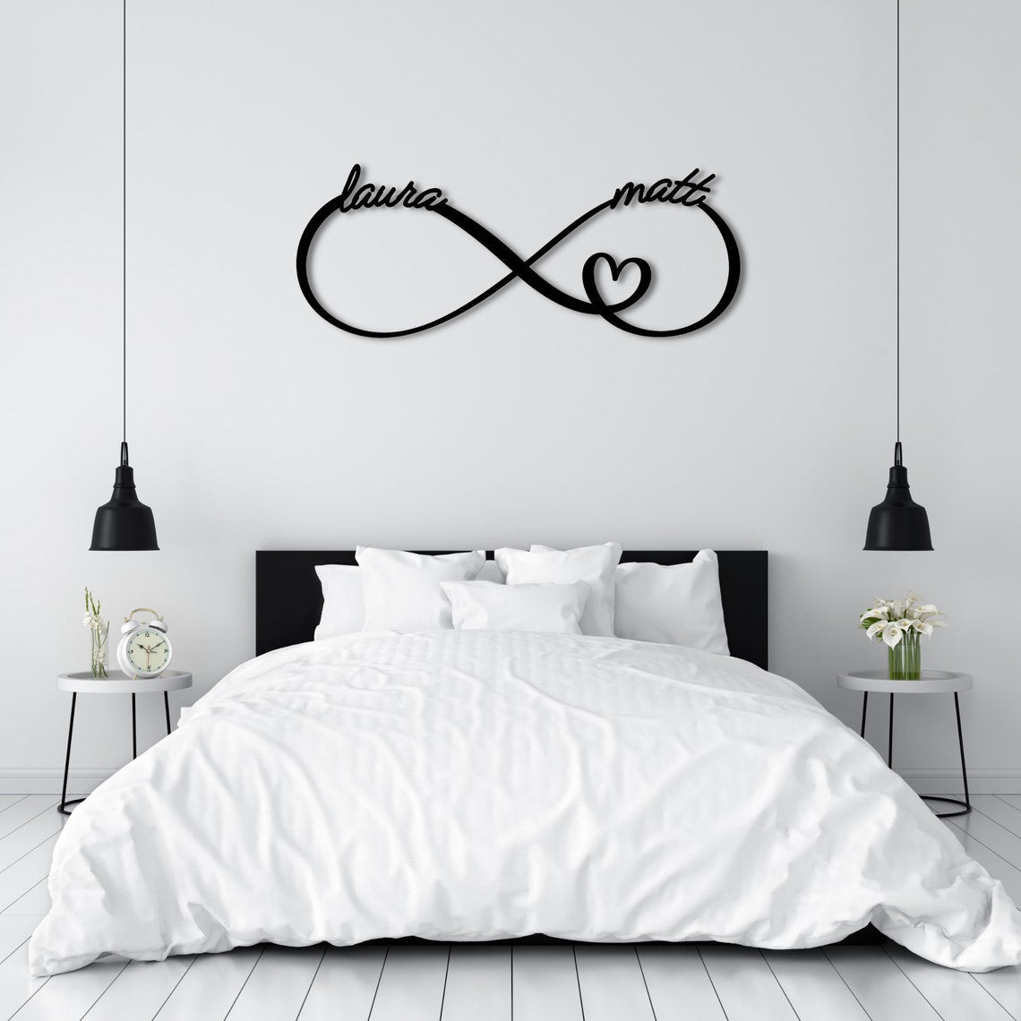 Love You To Infinity Sign - Groovy Groomsmen Gifts