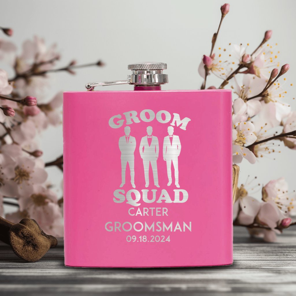 Men In Black Flask - Groovy Groomsmen Gifts