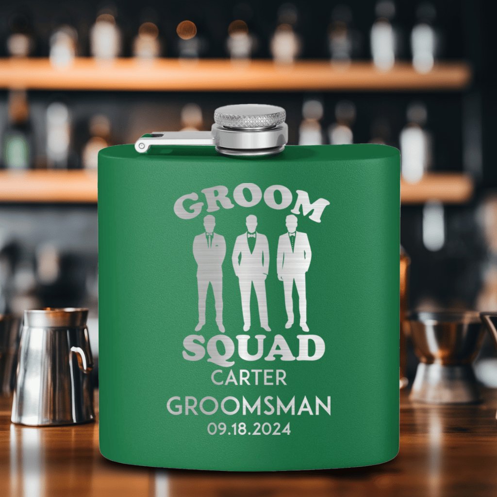 Men In Black Flask - Groovy Groomsmen Gifts