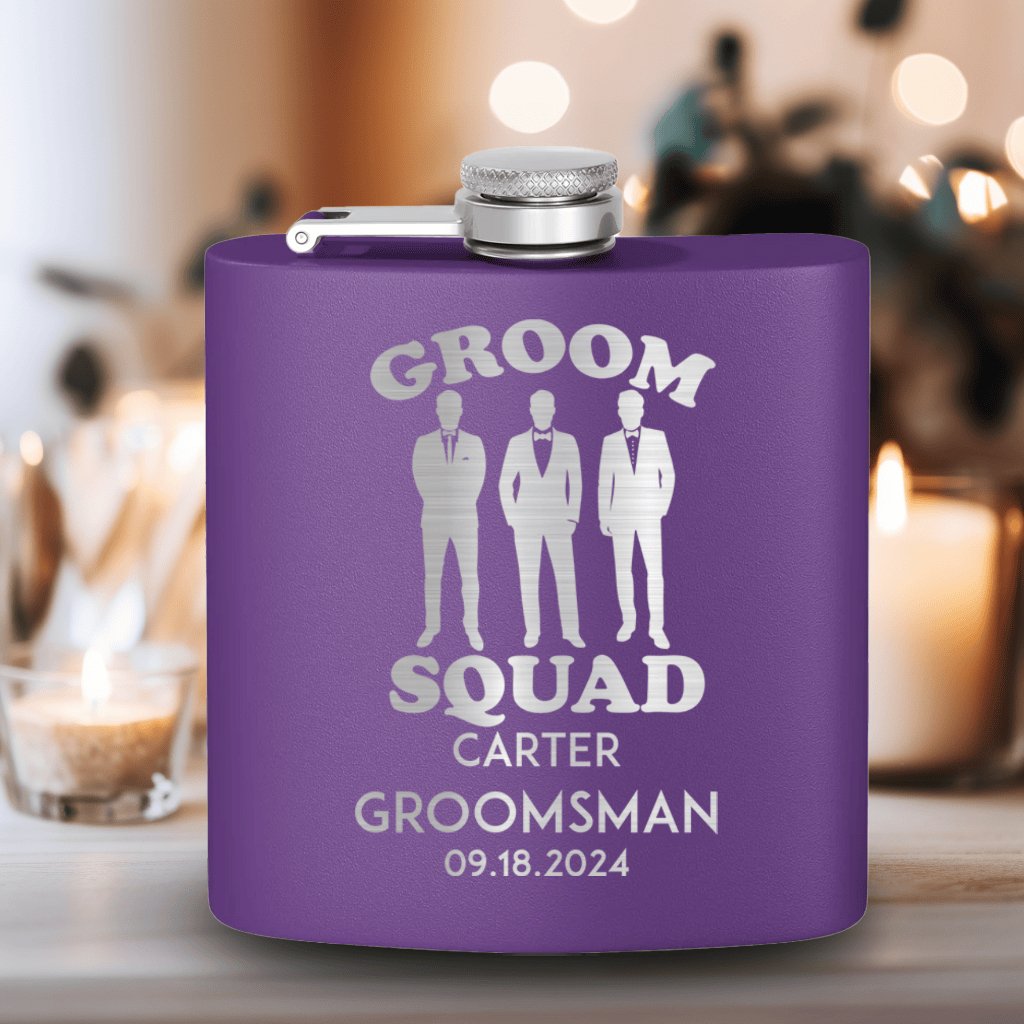 Men In Black Flask - Groovy Groomsmen Gifts