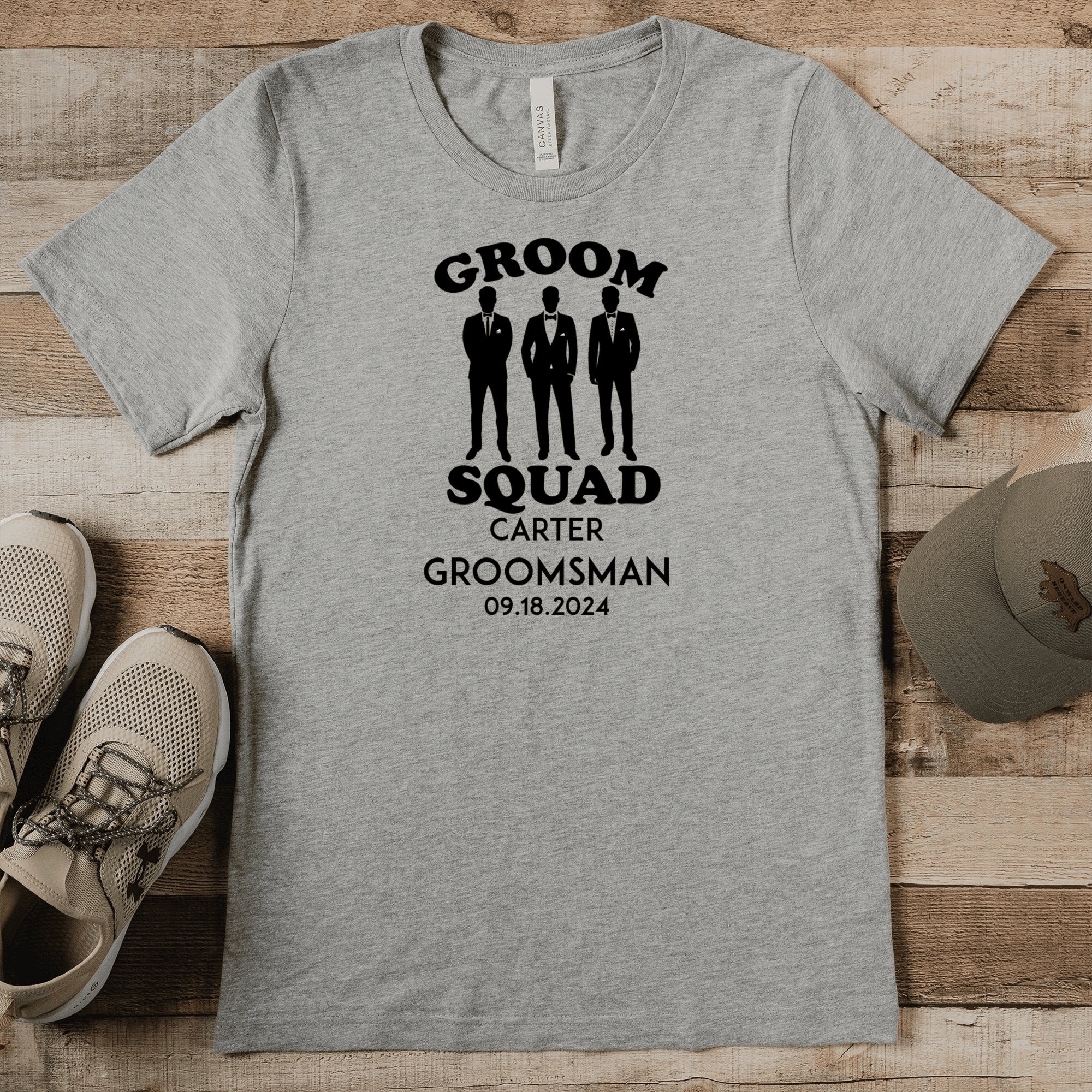 Groomsman Mens T Shirt Men In Black Mens T Shirt by Groovy Groomsmen Gifts