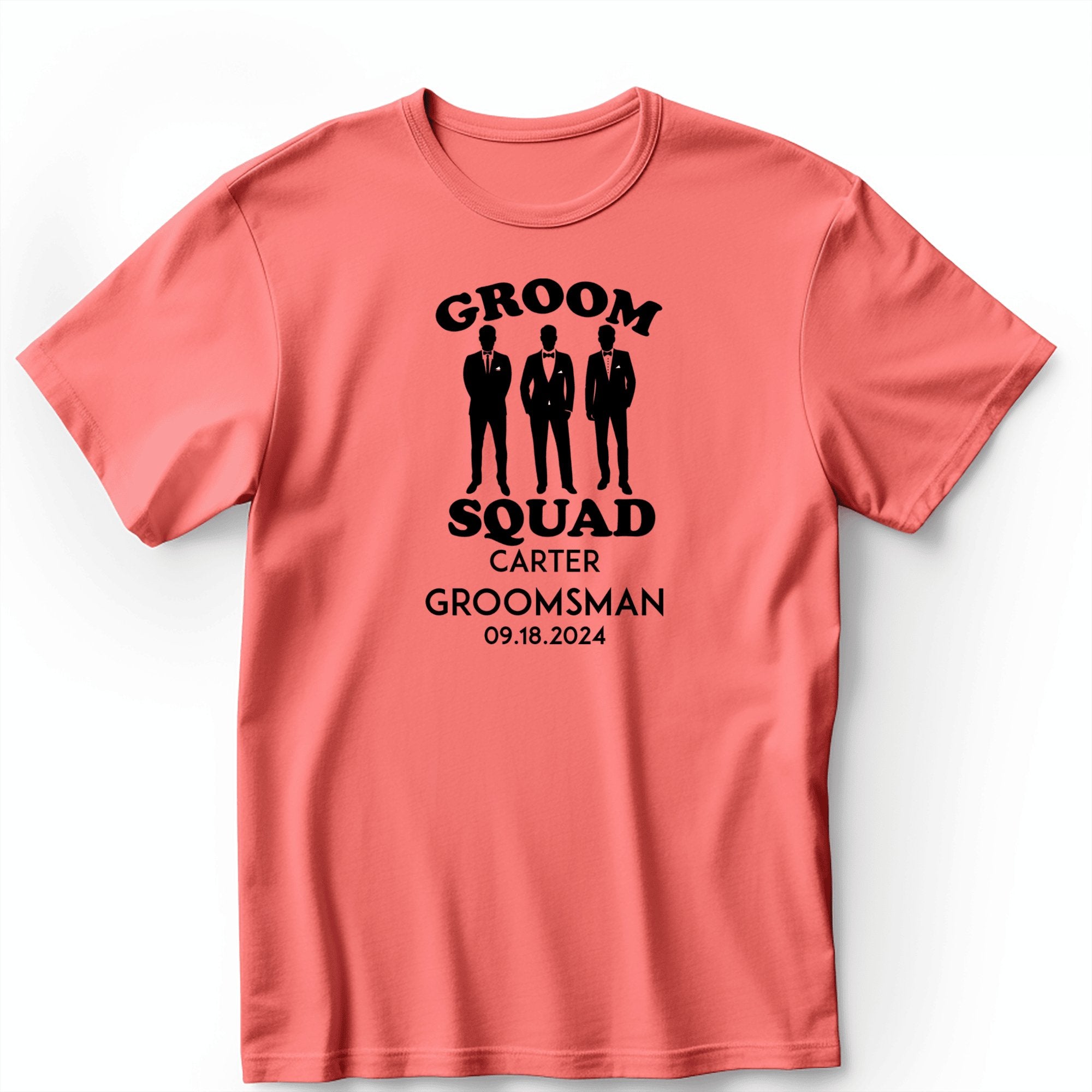 Groomsman Mens T Shirt Men In Black Mens T Shirt by Groovy Groomsmen Gifts