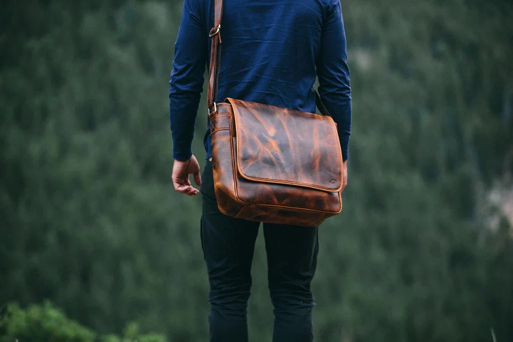 Messenger Bag Rugged Messenger Bag by Groovy Groomsmen Gifts