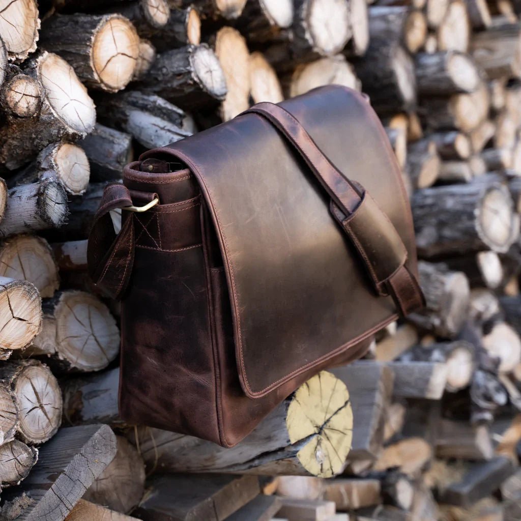 Messenger Bag Rugged Messenger Bag by Groovy Groomsmen Gifts