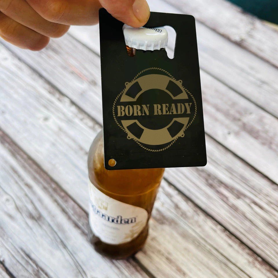 Bottle Openers Military Man Card by Groovy Groomsmen Gifts