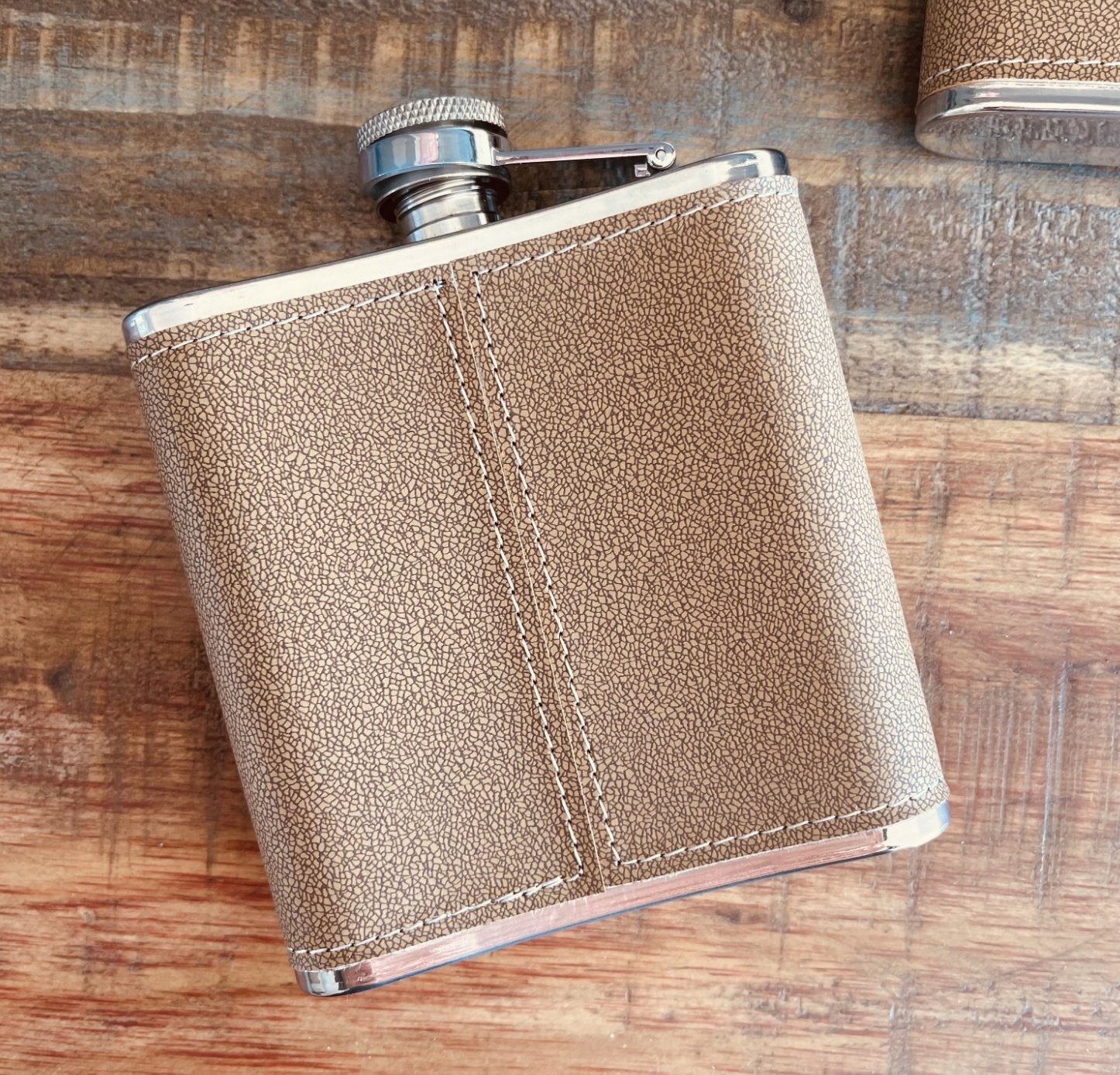 Personalized Flasks Monogram Flask by Groovy Groomsmen Gifts