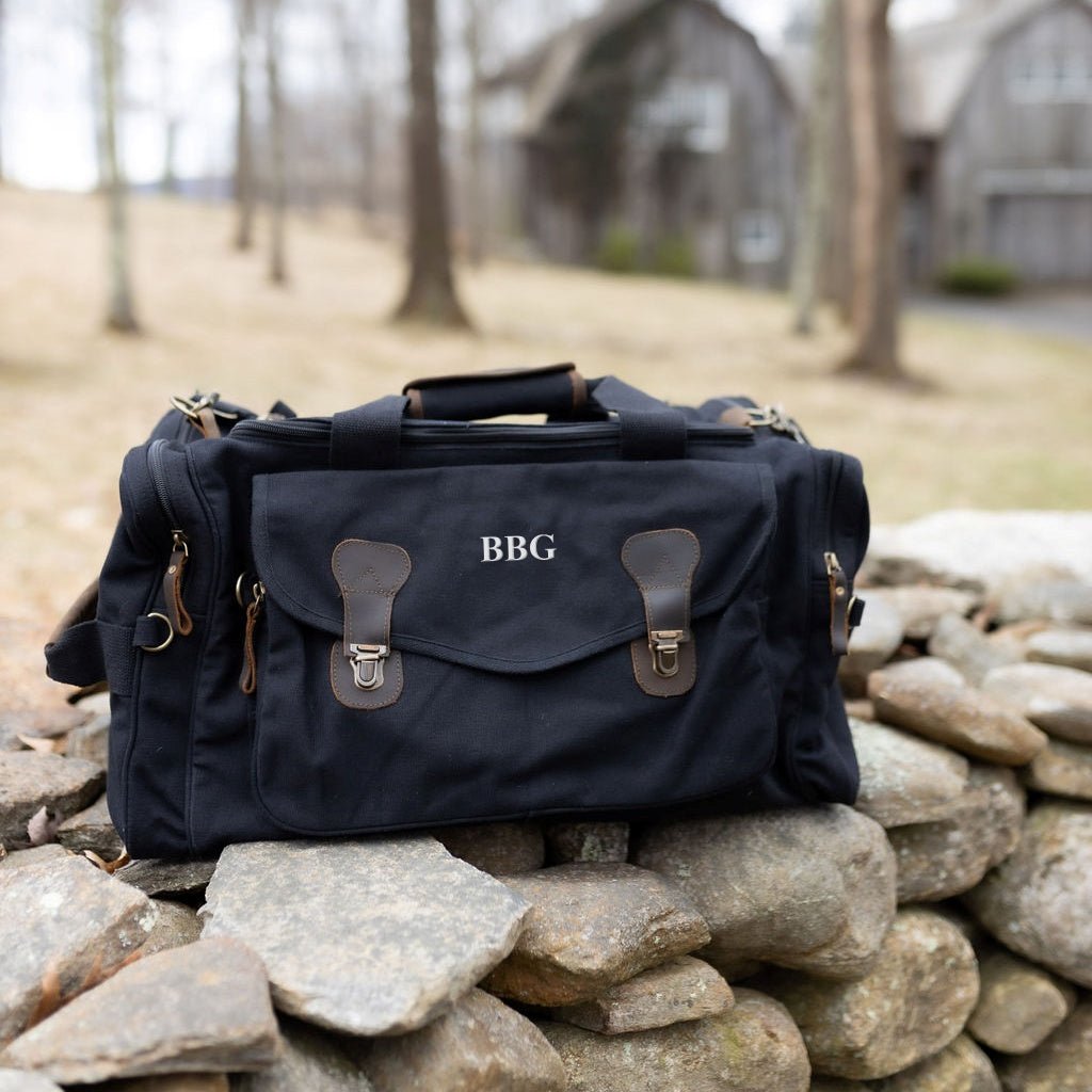 Monogrammed Duffle Bag - Groovy Groomsmen Gifts