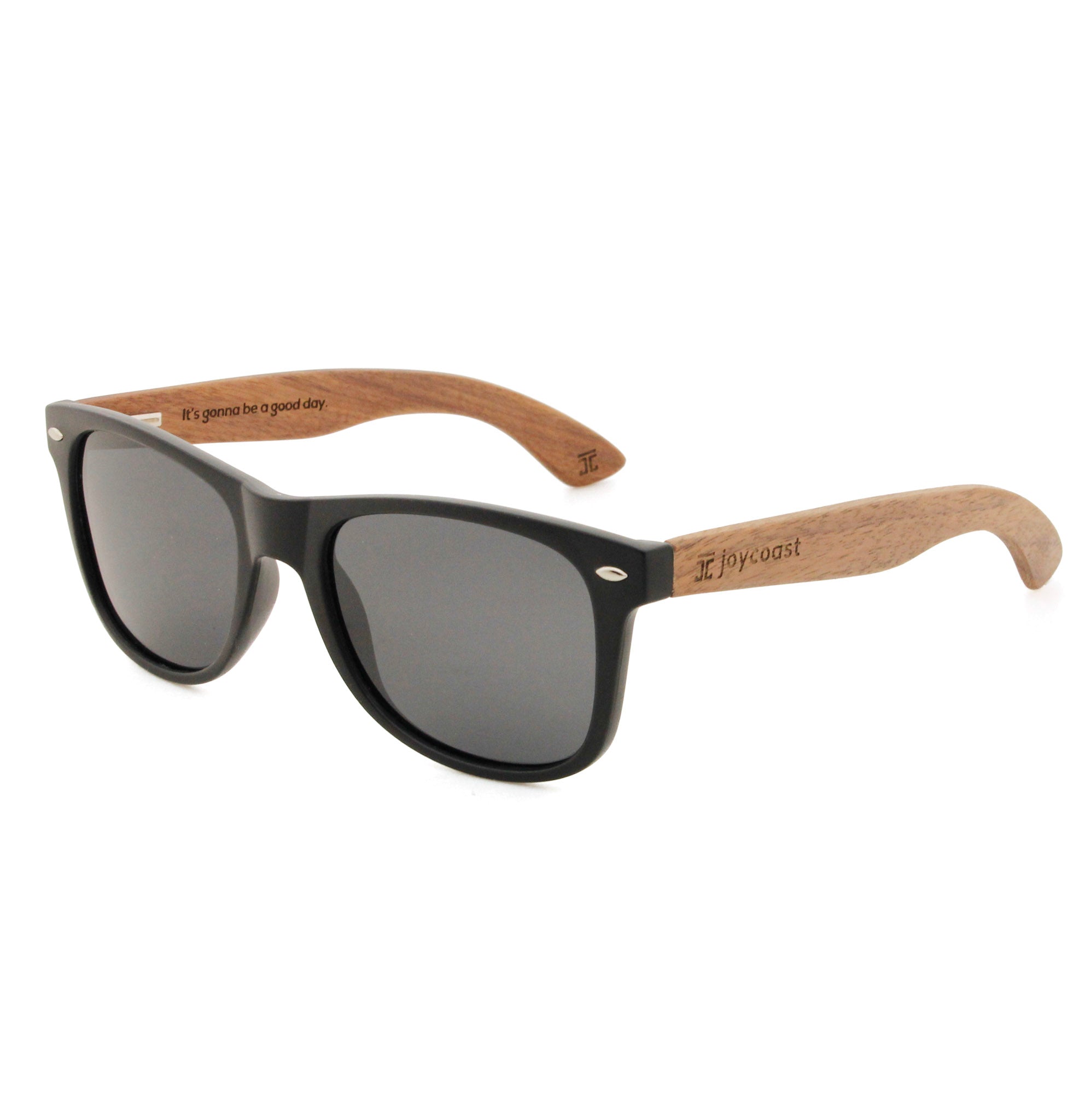 Wooden Sunglasses Mozz | American Walnut Sunglasses by Groovy Groomsmen Gifts