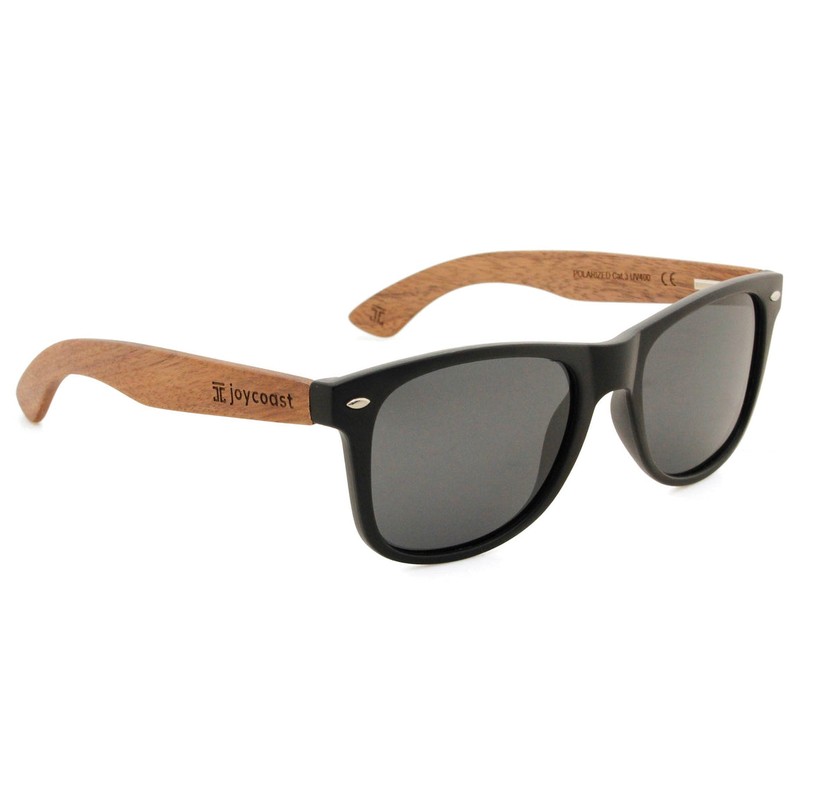 Wooden Sunglasses Mozz | American Walnut Sunglasses by Groovy Groomsmen Gifts