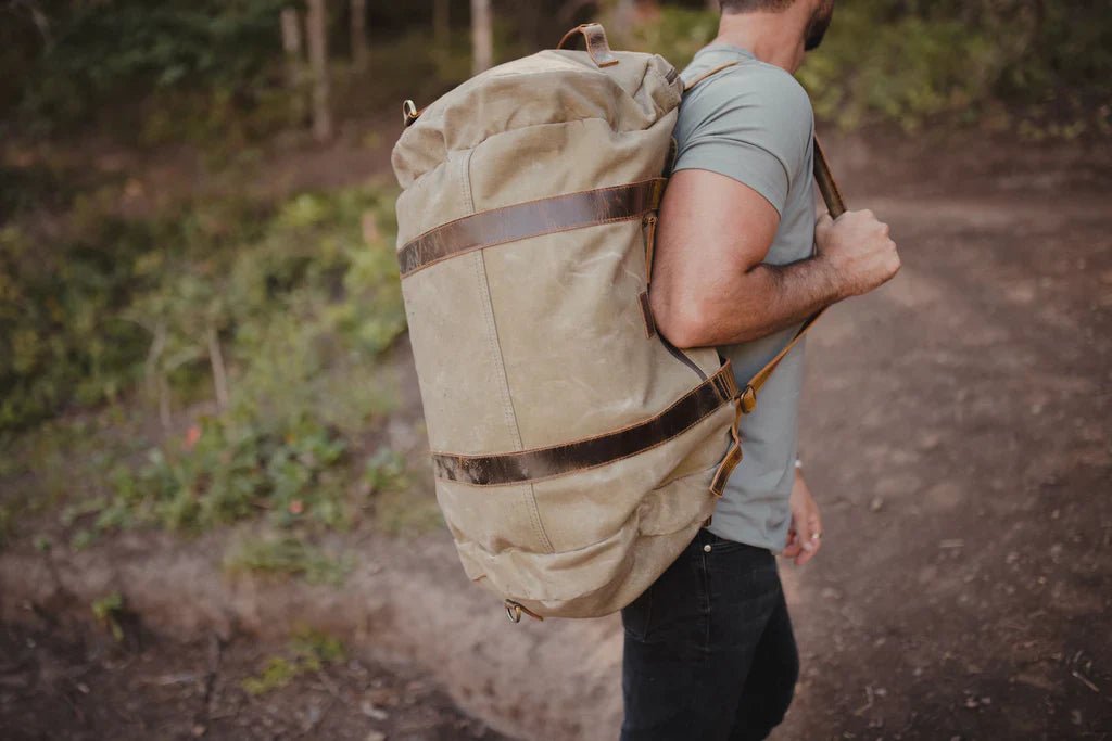 Nomad Canvas Duffel - Groovy Groomsmen Gifts