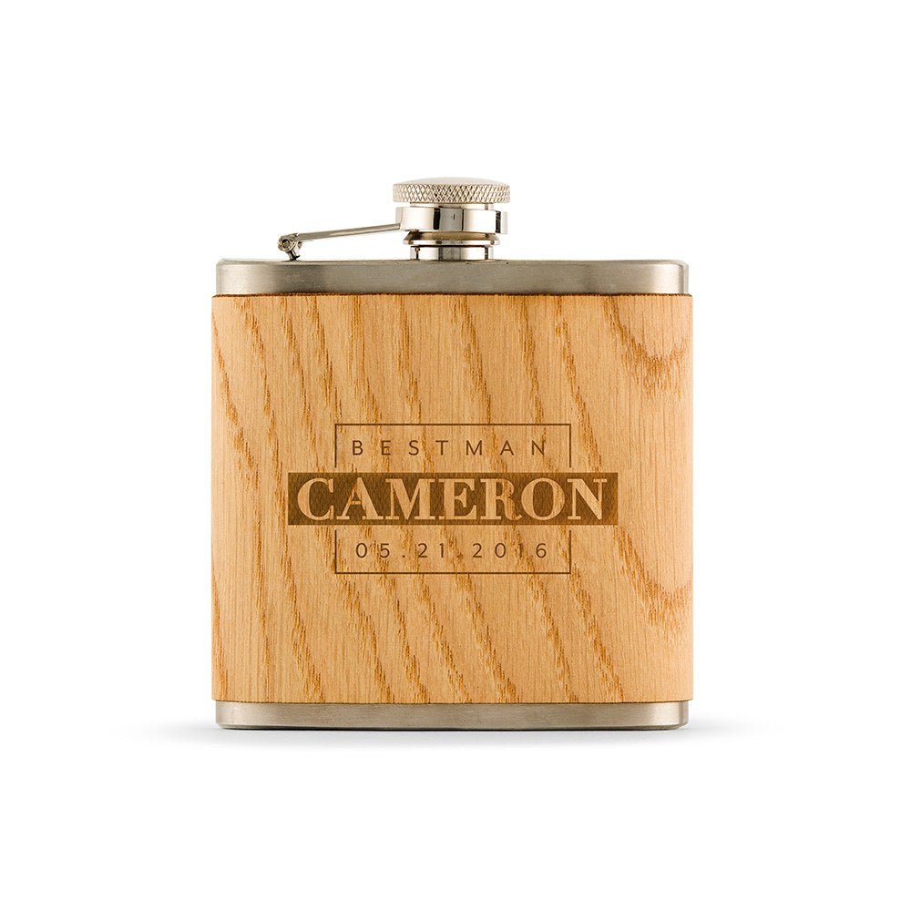 Oak Wood Sipper - Groovy Groomsmen Gifts