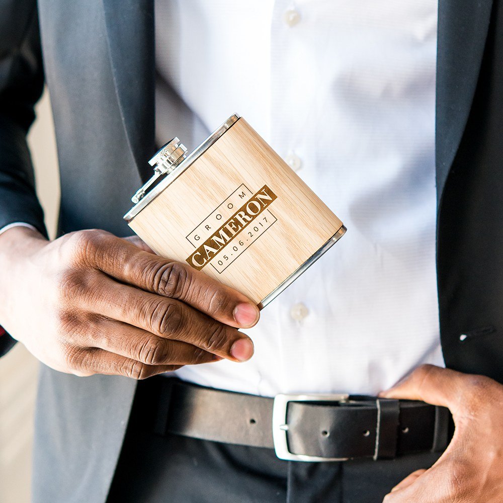 Oak Wood Sipper - Groovy Groomsmen Gifts