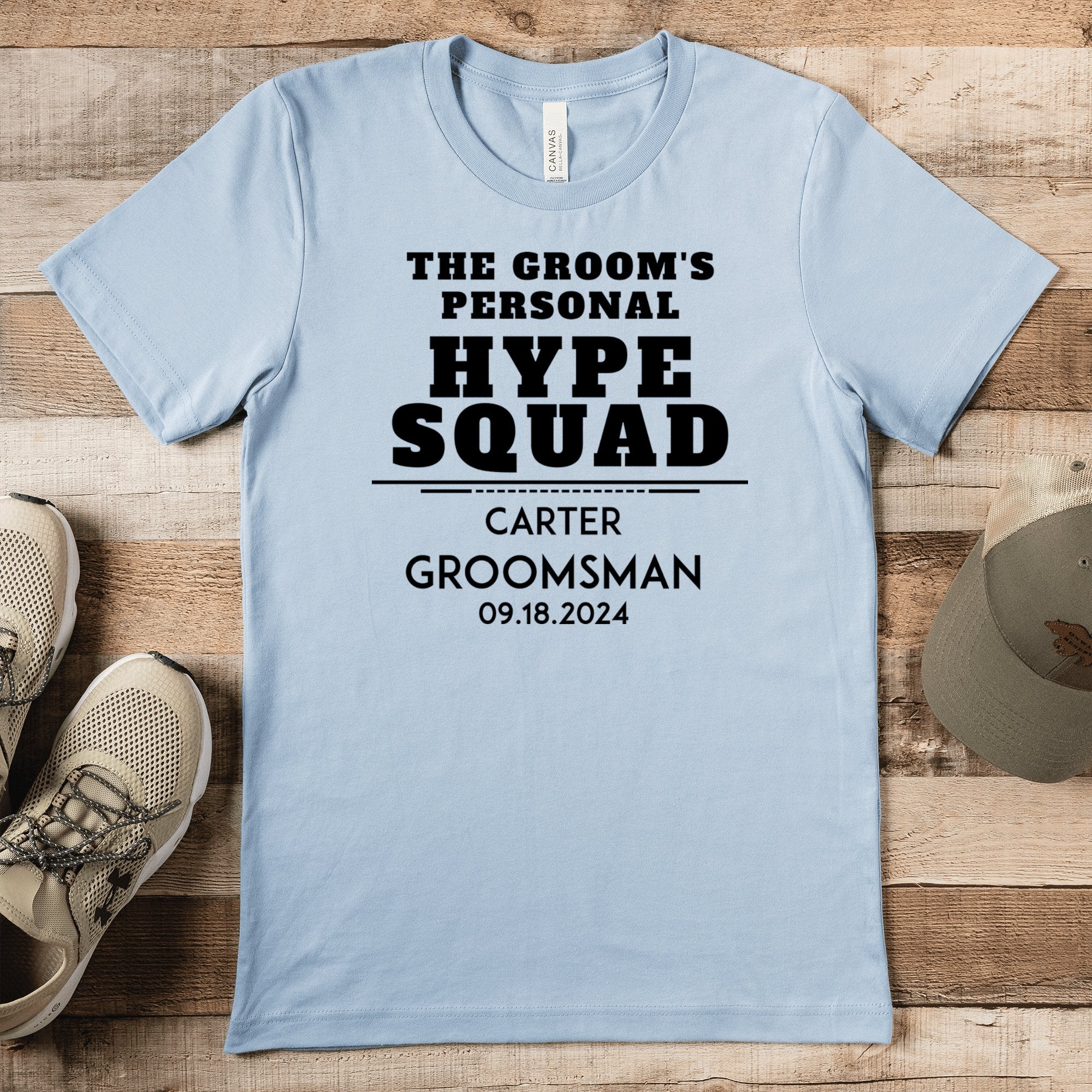 Personal Hype Squad Mens T Shirt - Groovy Groomsmen Gifts