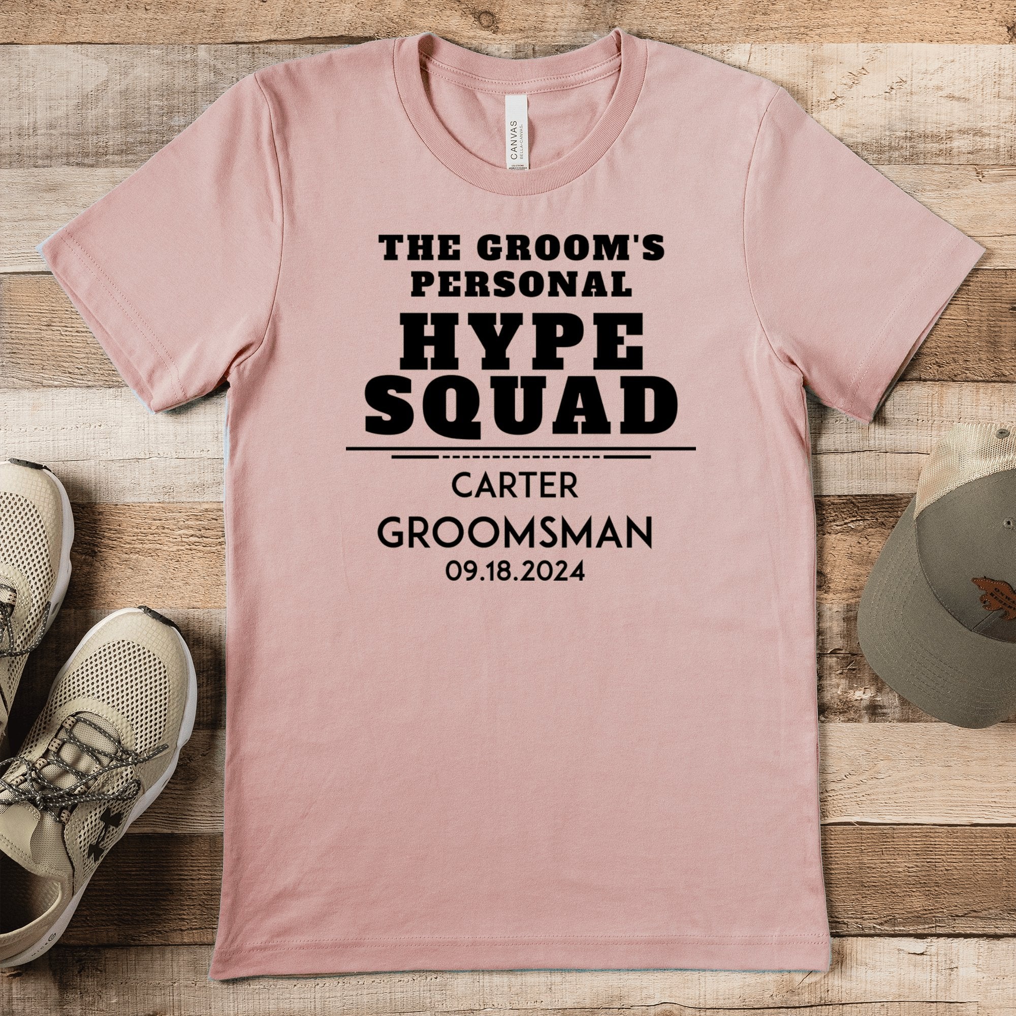 Personal Hype Squad Mens T Shirt - Groovy Groomsmen Gifts