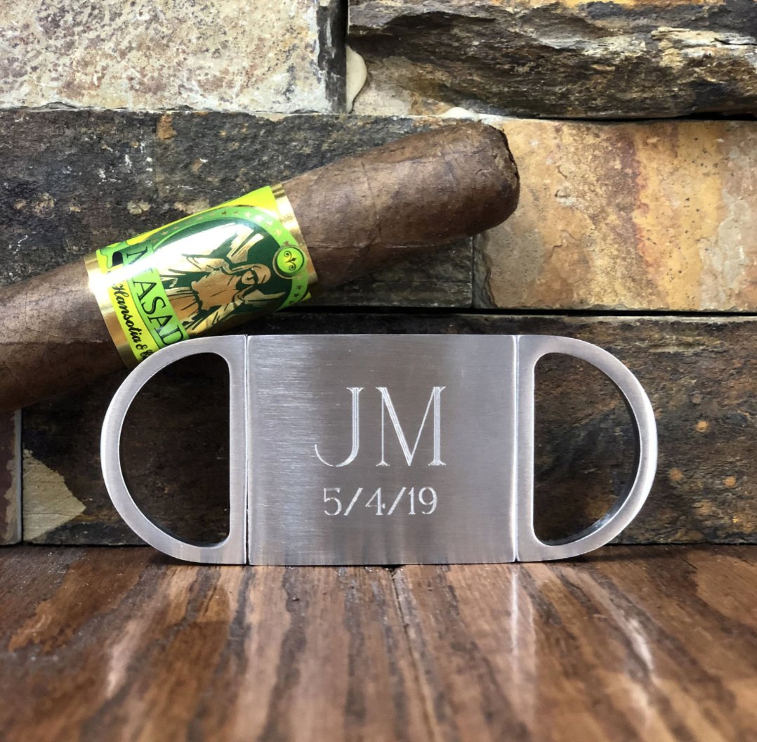 Personalized Cigar Cutter - Groovy Groomsmen Gifts