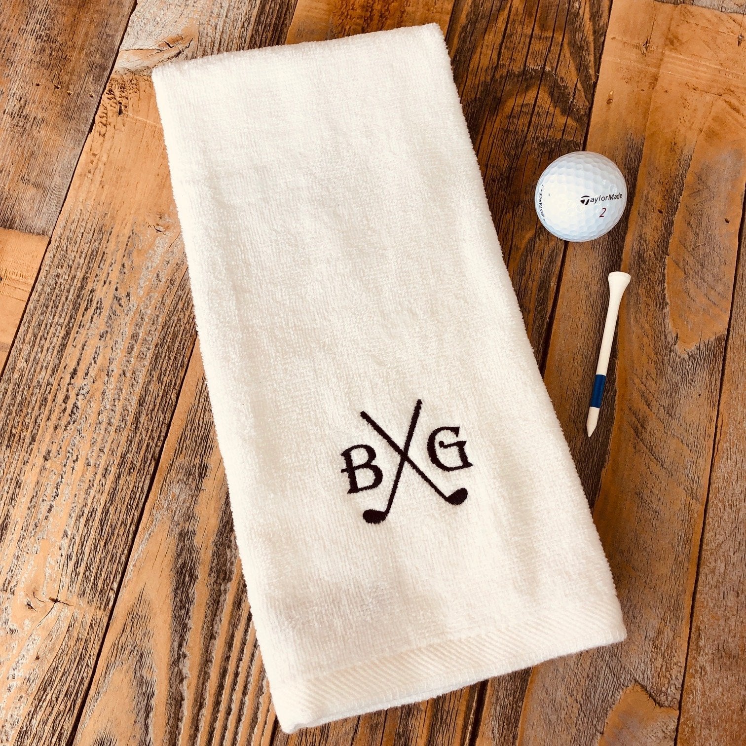 Personalized Golf Towel - Groovy Groomsmen Gifts