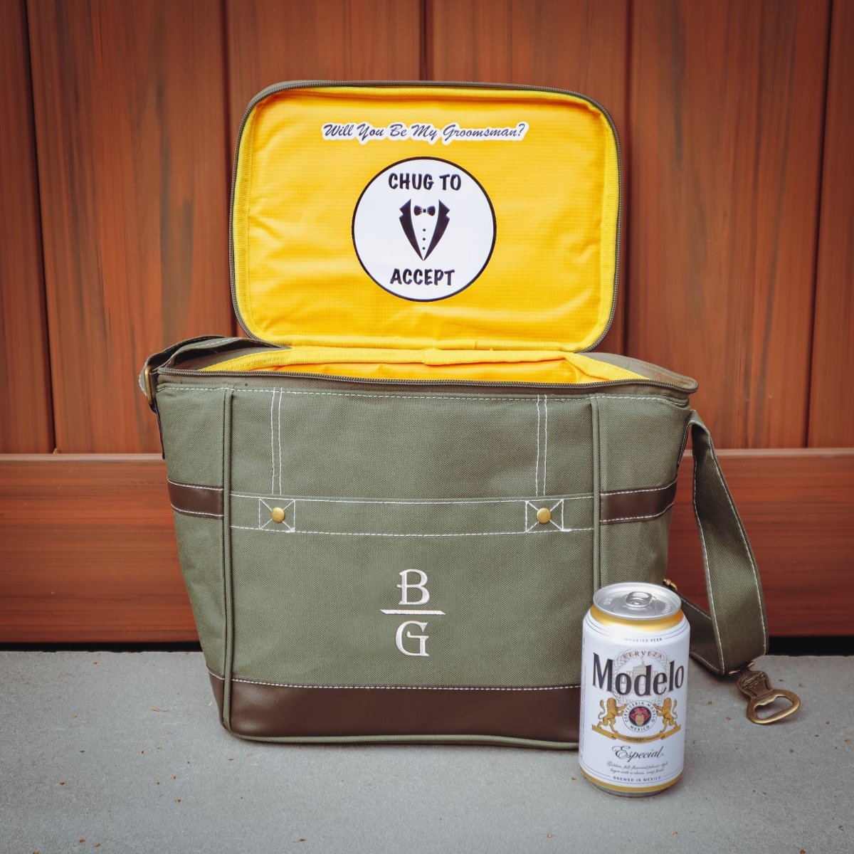 Personalized Groomsmen Gifts The Coolest Groomsmen Proposal Cooler by Groovy Groomsmen Gifts