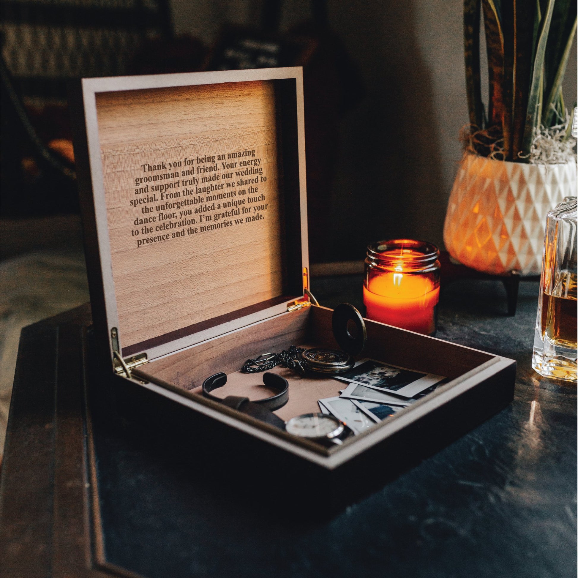 Personalized Keepsake Box - Groovy Groomsmen Gifts