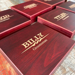 Personalized Keepsake Box by Groovy Groomsmen Gifts