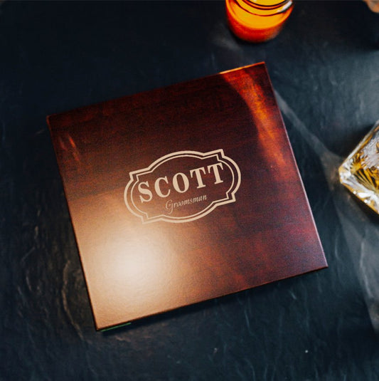 Personalized Keepsake Box - Groovy Groomsmen Gifts